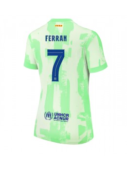 Barcelona Ferran Torres #7 Ausweichtrikot für Frauen 2024-25 Kurzarm